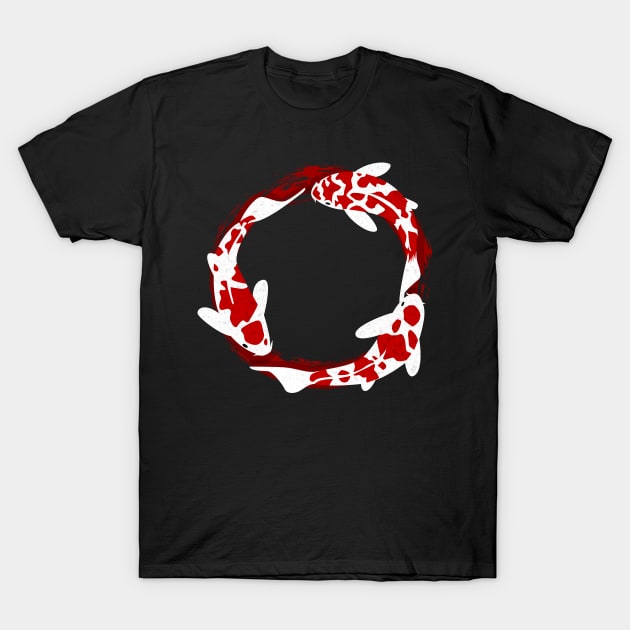 Zen carp circle T-Shirt by albertocubatas